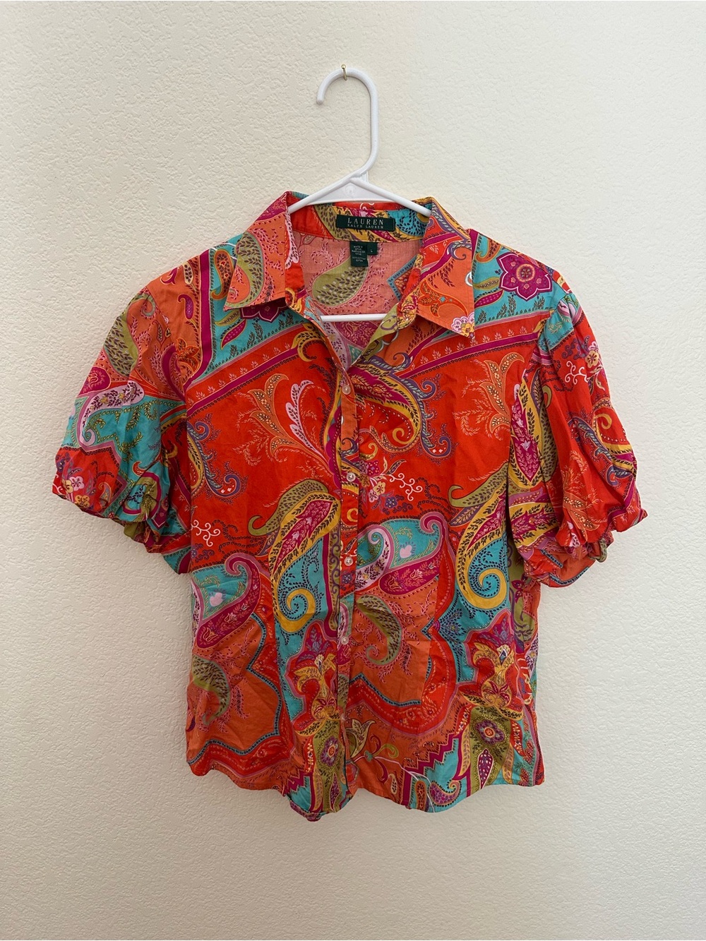 Ralph Lauren Colorful Paisley Colored Shirt